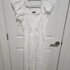 Banana Republic S White Dress Sleeveless